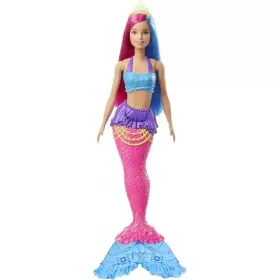 Mattel Barbie sellő baba pink-kék hajjal