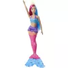 Mattel Barbie sellő baba pink-kék hajjal