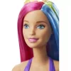 Mattel Barbie sellő baba pink-kék hajjal
