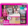 Mattel Barbie kávézó játékszett babával
