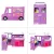 Mattel Barbie GMW07 Büfékocsi