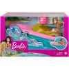 Mattel Barbie baba motorcsónakkal és kutyával, Barbie hajó