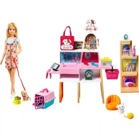   Mattel Barbie állatbolt játékszett babával, kiskutyával és kiscicával