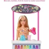 Mattel Barbie baba smoothie árusító standja
