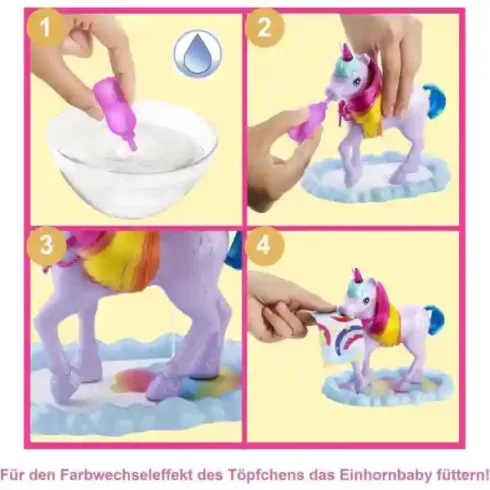 Mattel Barbie Dreamtopia hercegnő baba unikornis csikóval