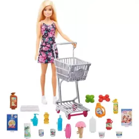   Mattel Barbie bevásárlás játékszett babával és bevásárlókocsival