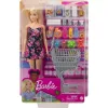 Mattel Barbie bevásárlás játékszett babával és bevásárlókocsival