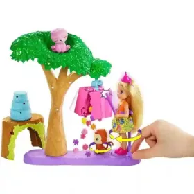   Mattel Barbie Chelsea meglepetés parti játékszett állatokkal