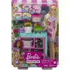 Mattel Barbie virágbolt játékszett gyurmával és babával