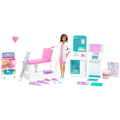 Mattel Barbie GTN61 Kórház orvos babával