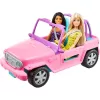 Mattel Barbie rózsaszín terepjáró babákkal