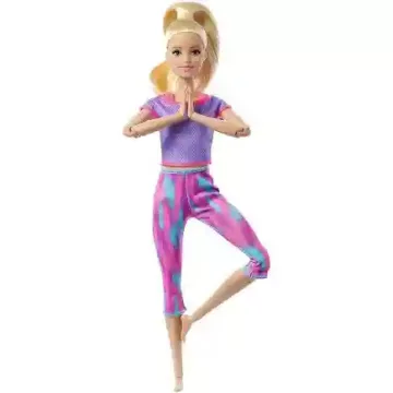 Mattel Barbie hajlékony jógababa szőke hajjal