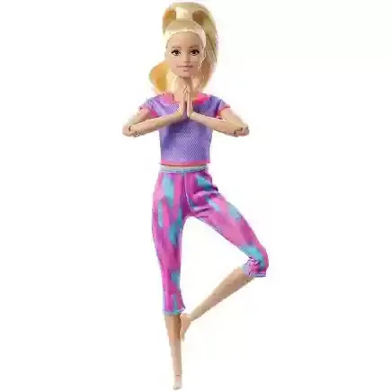 Mattel Barbie hajlékony jógababa szőke hajjal