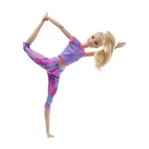 Mattel Barbie hajlékony jógababa szőke hajjal