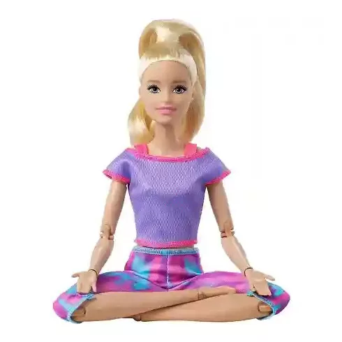Mattel Barbie hajlékony jógababa szőke hajjal
