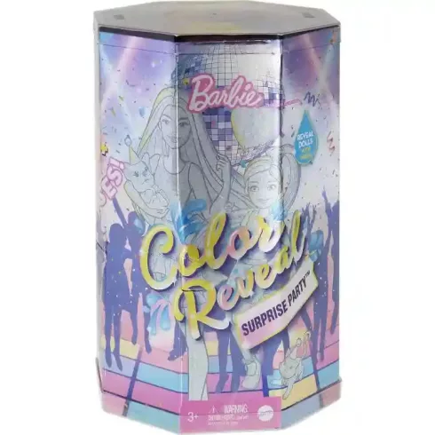 Mattel Barbie Color Reveal óriás meglepetés csomag babákkal