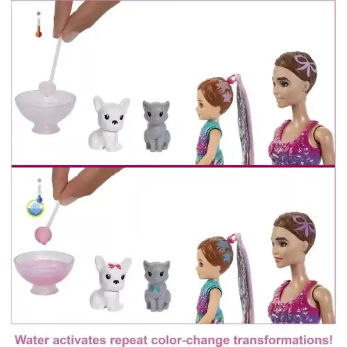 Mattel Barbie Color Reveal óriás meglepetés csomag babákkal