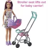 Mattel Barbie Skipper bébiszitter baba babakocsival