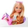 Mattel Barbie Chelsea baba unikornis kabriója