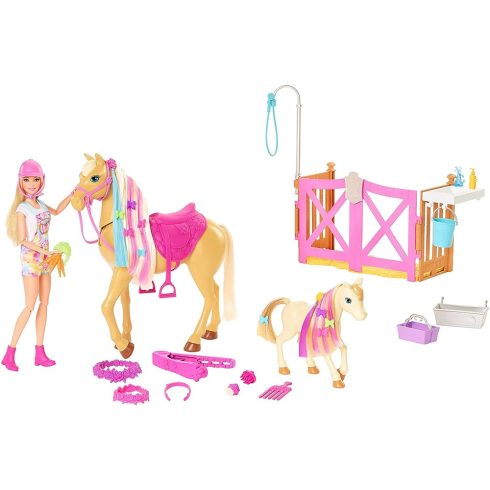 Mattel Barbie GXV77 Stílusvarázs lovarda babával
