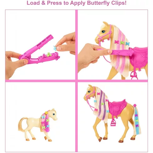 Mattel Barbie GXV77 Stílusvarázs lovarda babával