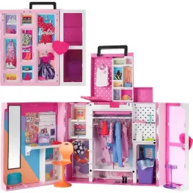   Mattel Barbie hordozható öltözőszoba ruhákkal és kiegészítőkkel