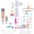 Mattel Barbie Color Reveal ruhatervező játékszett babákkal