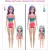 Mattel Barbie Color Reveal ruhatervező játékszett babákkal