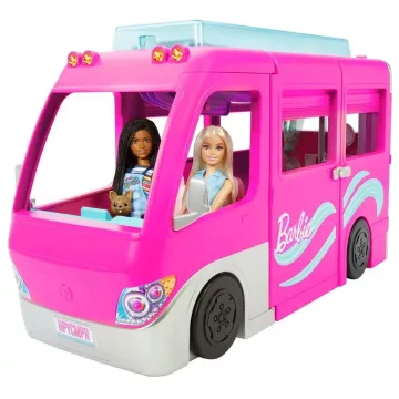   Mattel Barbie HCD46 Kinyitható lakóautó óriáscsúszdával (csomagolássérült)