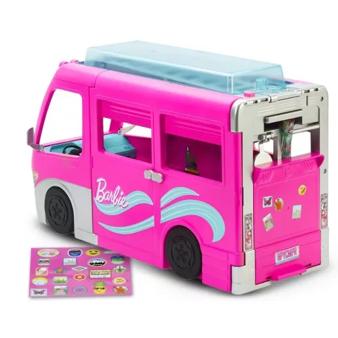 Mattel Barbie HCD46 Kinyitható lakóautó óriáscsúszdával (csomagolássérült)