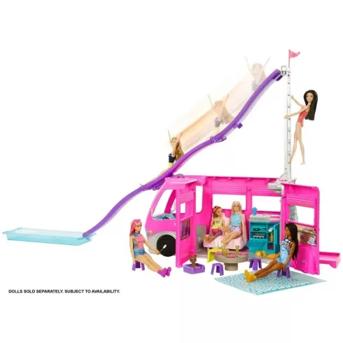 Mattel Barbie HCD46 Kinyitható lakóautó óriáscsúszdával