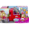 Mattel Barbie Chelsea baba szétnyitható tűzoltóautóval készlet