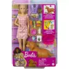 Mattel Barbie baba újszülött kiskutyákkal