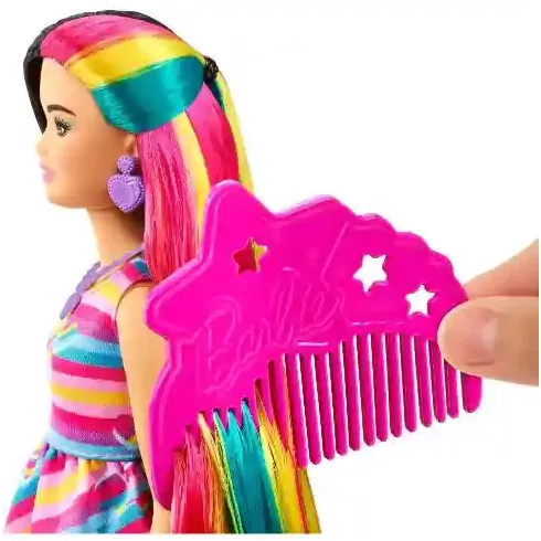 Mattel Barbie Totally Hair extra hosszú, szivárványszínű hajú baba