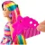 Mattel Barbie Totally Hair extra hosszú, szivárványszínű hajú baba