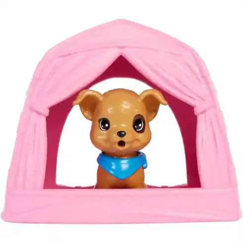 Mattel Barbie kempingező Stacie baba kiskutyával