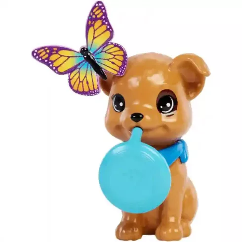 Mattel Barbie kempingező Stacie baba kiskutyával
