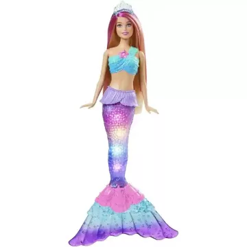   Mattel Barbie Dreamtopia világító sellő baba (csomagolássérült)