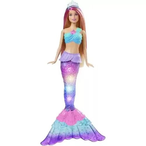 Mattel Barbie Dreamtopia világító sellő baba (csomagolássérült)