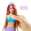 Mattel Barbie Dreamtopia világító sellő baba