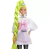 Mattel Barbie Extra extravagáns baba neonzöld hajjal