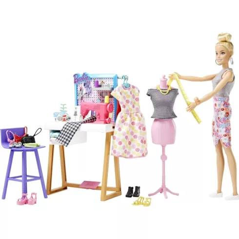 Mattel Barbie baba ruhatervező játékszett