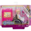 Mattel Barbie Chelsea kerekesszékes baba rámpával