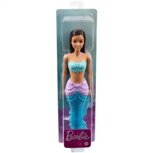 Mattel Barbie Dreamtopia sellő baba fekete hajjal és kék uszonnyal