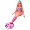 Mattel Barbie Dreamtopia sellő baba rózsaszín hajjal
