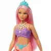 Mattel Barbie Dreamtopia sellő baba rózsaszín hajjal