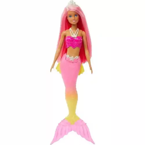 Mattel Barbie Dreamtopia sellő baba rózsaszín hajjal