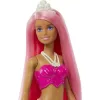 Mattel Barbie Dreamtopia sellő baba rózsaszín hajjal