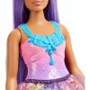 Mattel Barbie Dreamtopia hercegnő lila hajjal