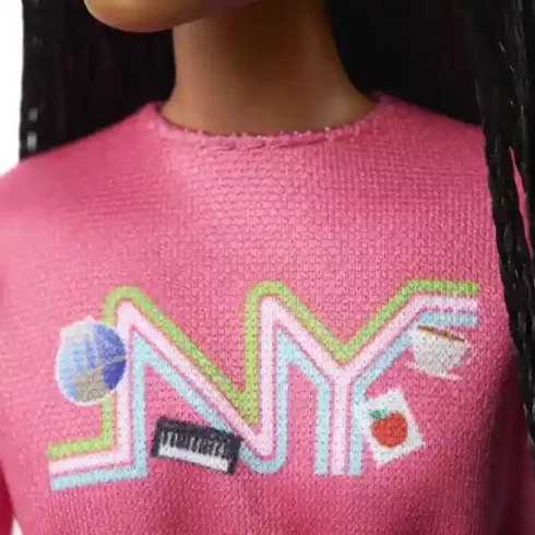 Mattel Barbie Brooklyn baba csillagos felsőben